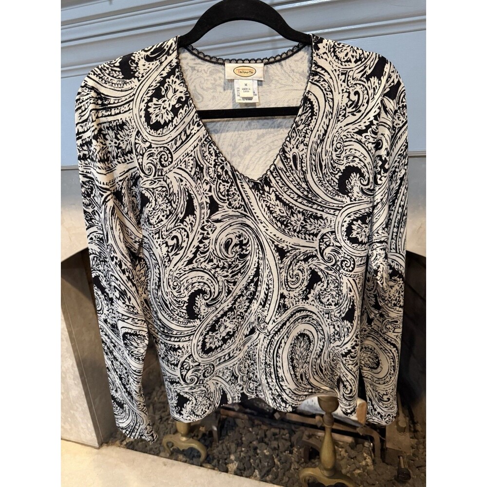 Talbots 77% Silk Blend Sweater Size M